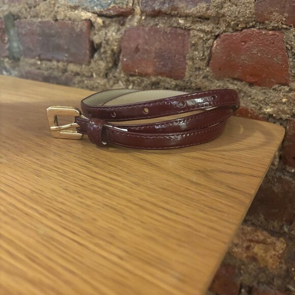 J crew burgundy belt - Picture 1 of 1